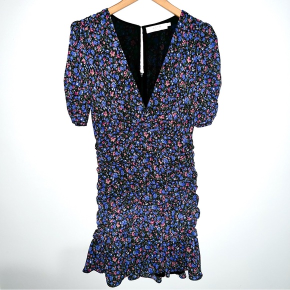 ASTR Label floral ruched mini dress - Picture 1 of 9